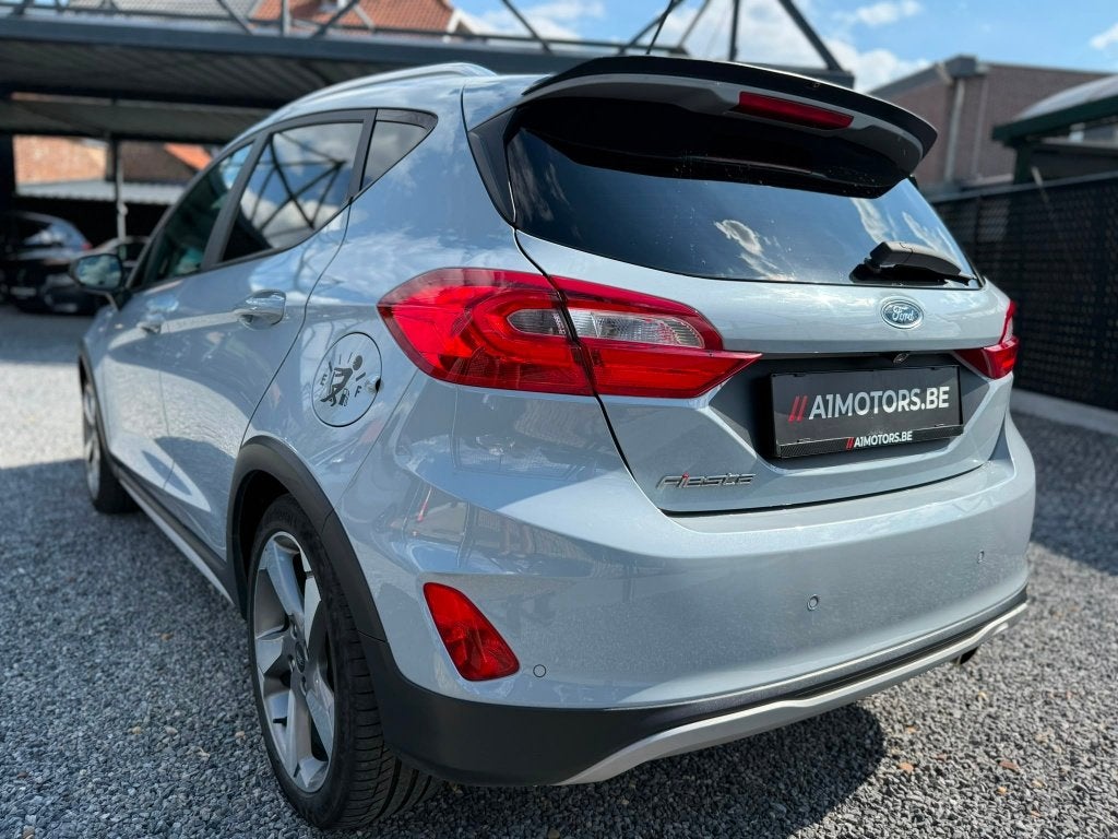 FORD | FIESTA | ACTIVE | 4-DEURS | AIRCO | NAVI, Auto's, Zwart, Leder en Stof, Bedrijf, 5 deurs