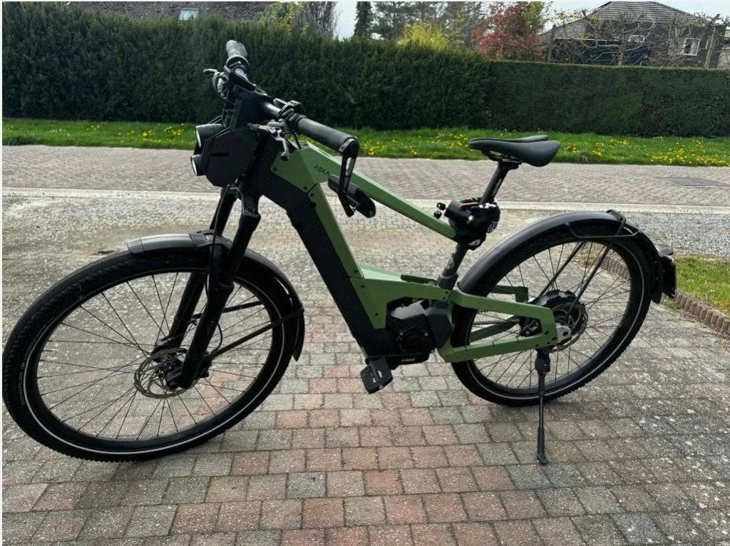 Aska super commuter, Fietsen en Brommers, Minder dan 10 versnellingen, Gebruikt, Schijfrem, Ophalen