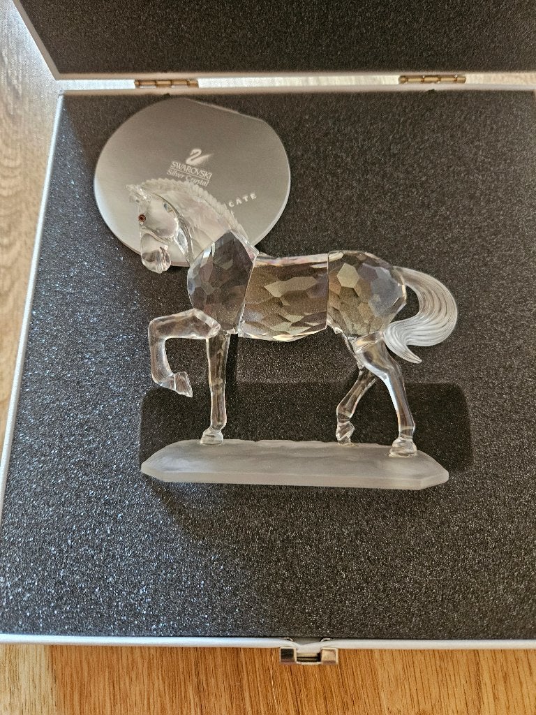 Swarovski – White Stallion / Cheval blanc en cristal, Collections, Collections complètes & Collections, Enlèvement