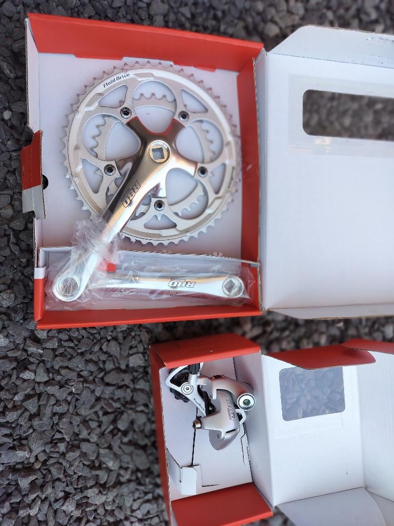 Sunrace 8speed crankstel & achterderailleur, Ophalen, Nieuw, Overige typen, Sunrace