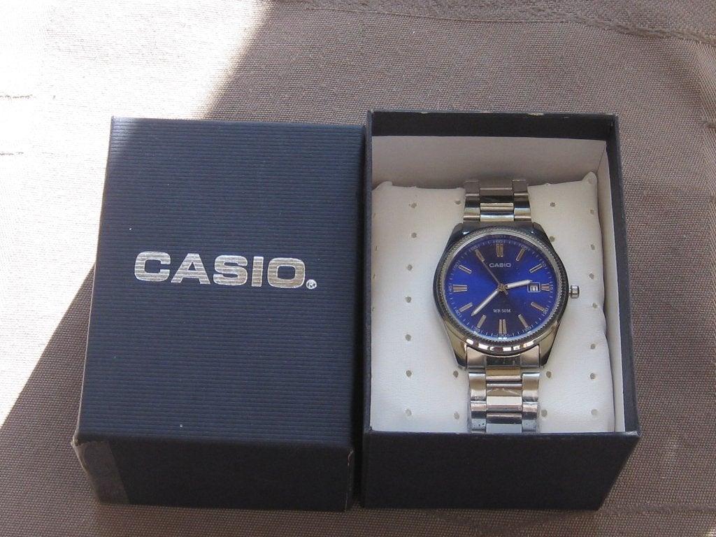 Heren horloge Casio, Staal, Polshorloge, Nieuw, Ophalen of Verzenden