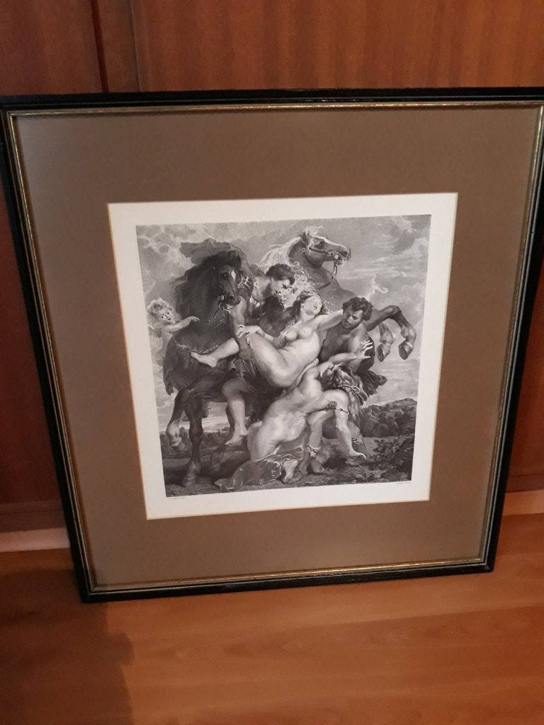5 ingelijste werken – vraagprijs per werk 60 euro, Antiek en Kunst, Ophalen