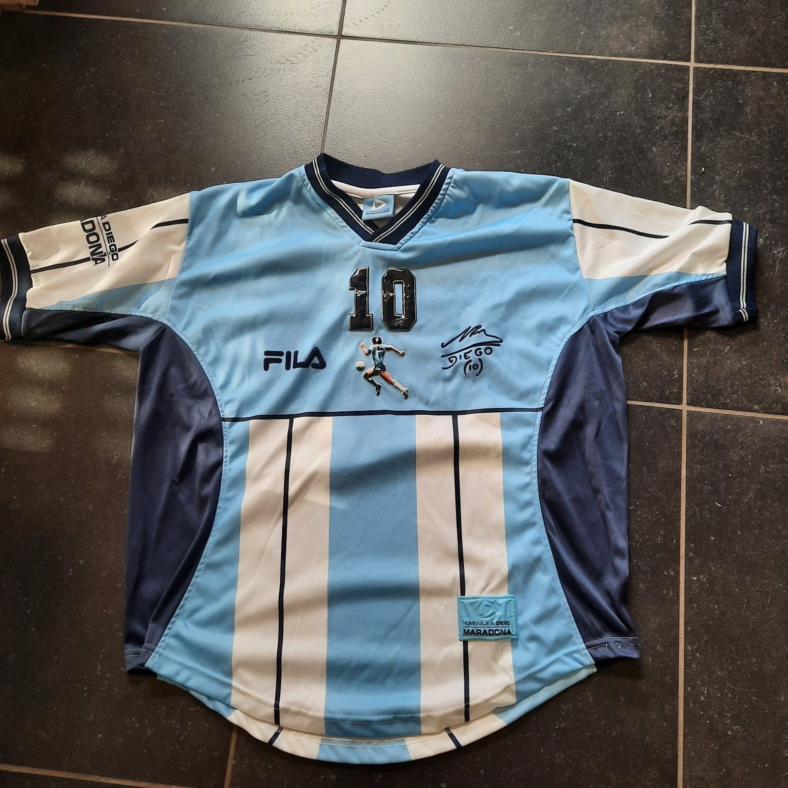 Maradona voetbalshirt maat S , tekst geplastificeerd !, Maat S, Ophalen of Verzenden