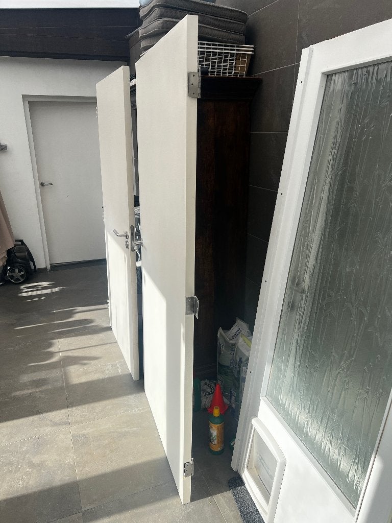 Binnendeuren, Doe-het-zelf en Bouw, Ophalen, Gebruikt, Glas, Binnendeur
