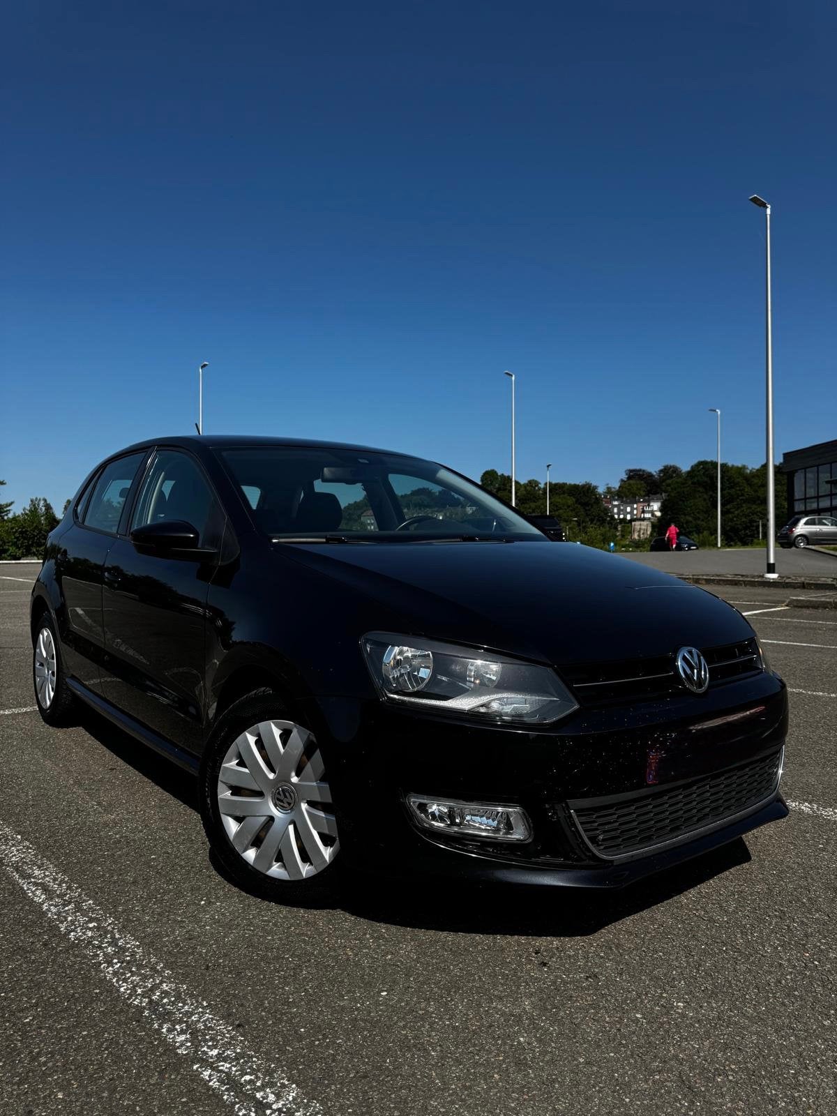 Vw Polo  1.6tdi  2013  198.000km 5 portes, Auto's, Volkswagen, Euro 5, Stof, Zwart, 4 cilinders