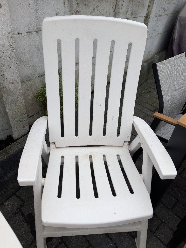 Tuinstoel, Tuin en Terras, Ophalen, Gebruikt, Plastic, Inklapbaar