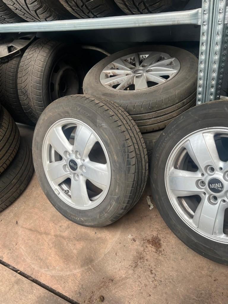 banden en velgen mini, Auto-onderdelen, Ophalen, Gebruikt, 15 inch, 175 mm