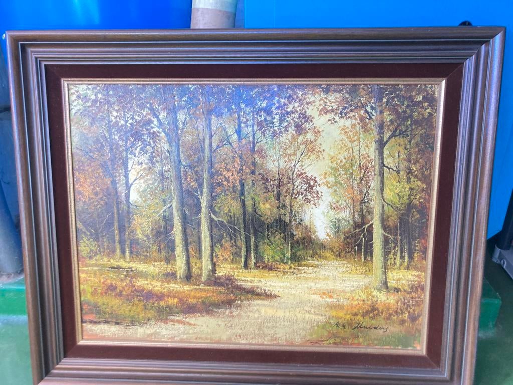 Mooi onbeschadigd schilderij 1,2 lm hoog op 1,10 m hoogte, Antiek en Kunst, Kunst | Schilderijen | Klassiek, Ophalen