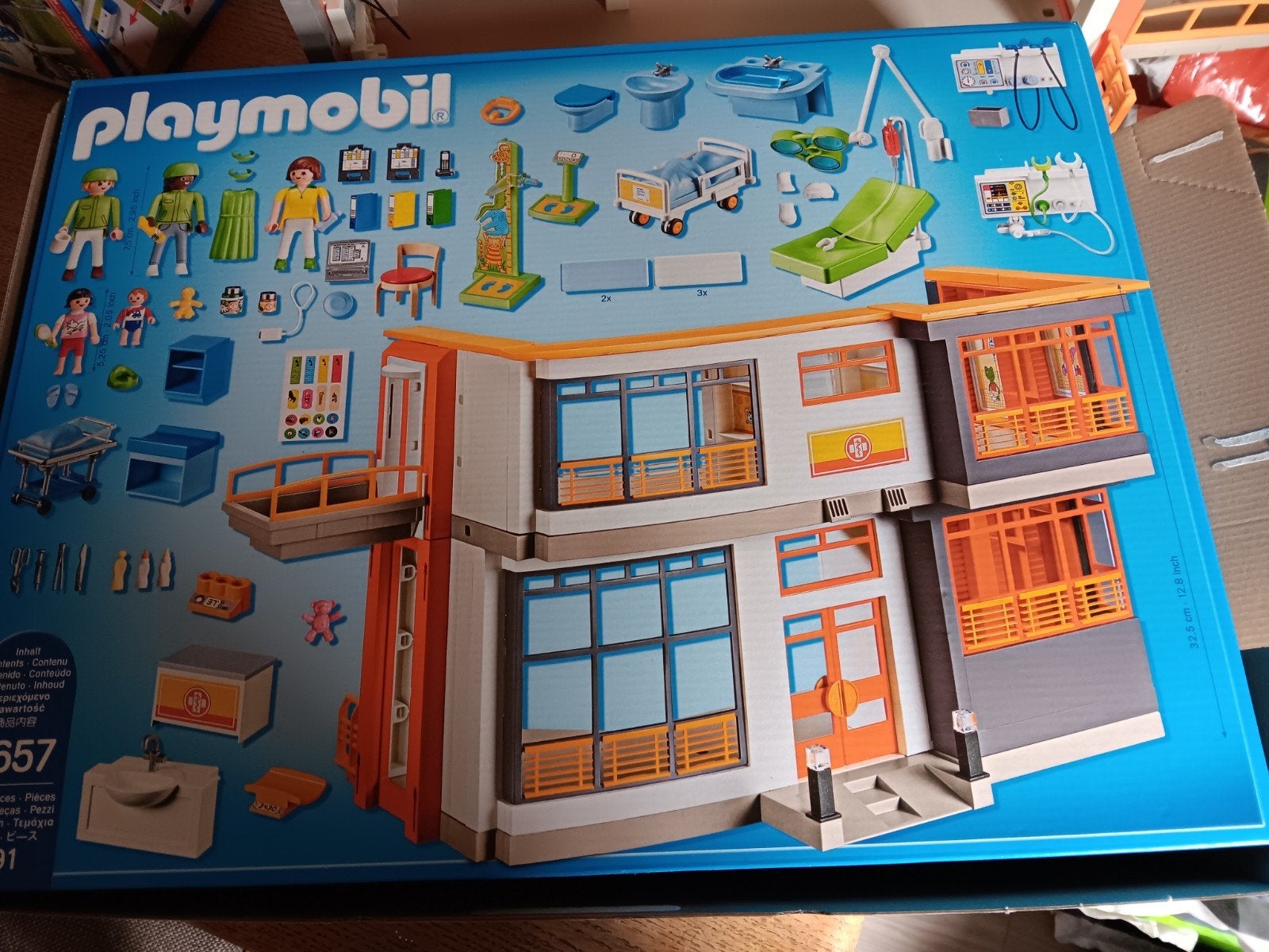 playmobil ziekenhuis, Ophalen