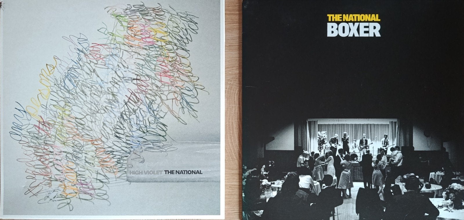 Lot de 02 vinyles du groupe The National, Cd's en Dvd's, Vinyl | Rock, Ophalen, Gebruikt, Alternative Rock
