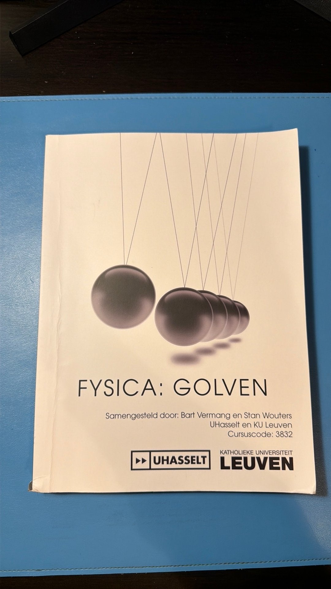 Fysica: Golven UHasselt & KULeuven, Natuurkunde, Zo goed als nieuw, Overige niveaus, Bart Vermang; Stan Wouters