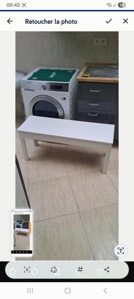 Banc  ikea  ( EKEDALEN), Maison & Meubles, Tables | Tables d'appoint