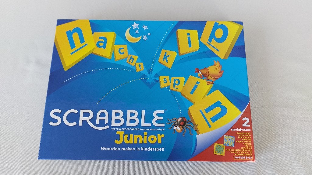 scrabble junior, Een of twee spelers, Ophalen of Verzenden, Gebruikt, Mattel