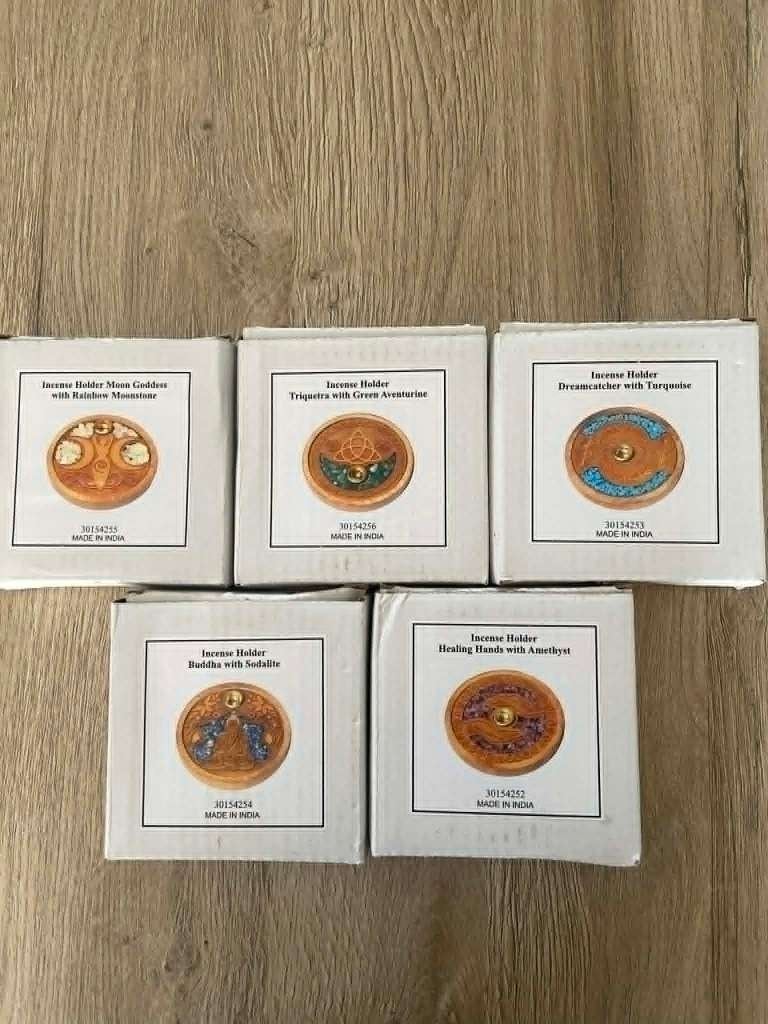 Assortiment wierookhouders, nieuw, Ophalen of Verzenden, Nieuw, Bruin, Hout