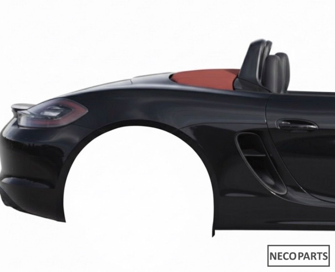 PORSCHE 981 982 BOXSTER CABRIO ACHTERSCHERM SNIJDEEL ACHTERK, Auto-onderdelen, Carrosserie, Achterklep, Porsche, Achter, Gebruikt