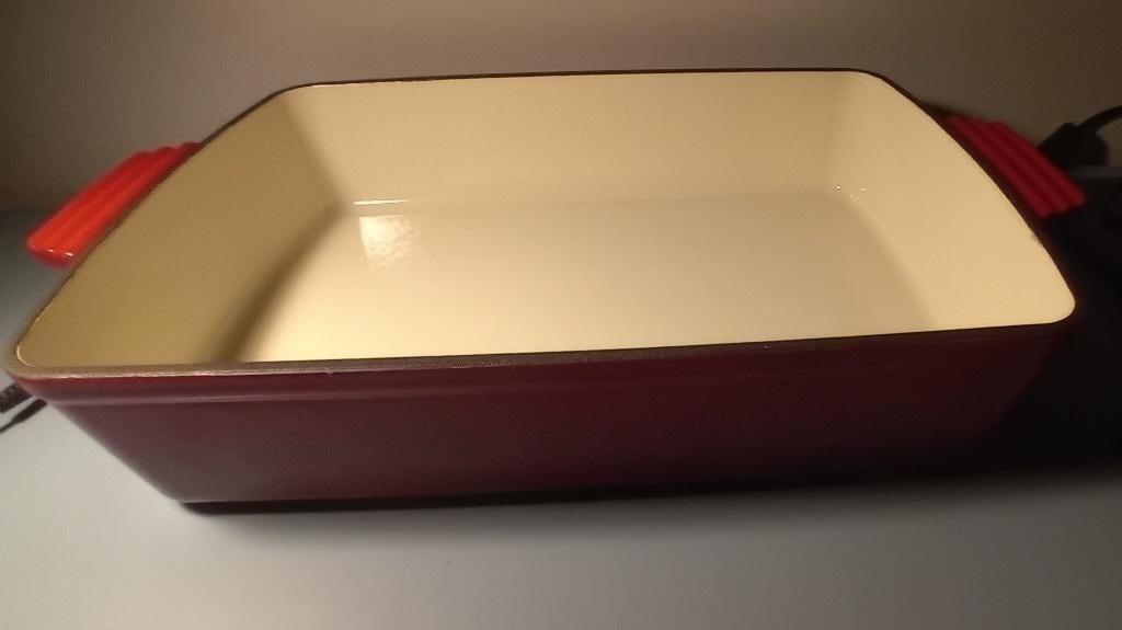 OVENSCHOTEL IN GIETIJZER, Huis en Inrichting, Keuken | Potten en Pannen, Ophalen of Verzenden, Nieuw, Gietijzer, Keramische plaat