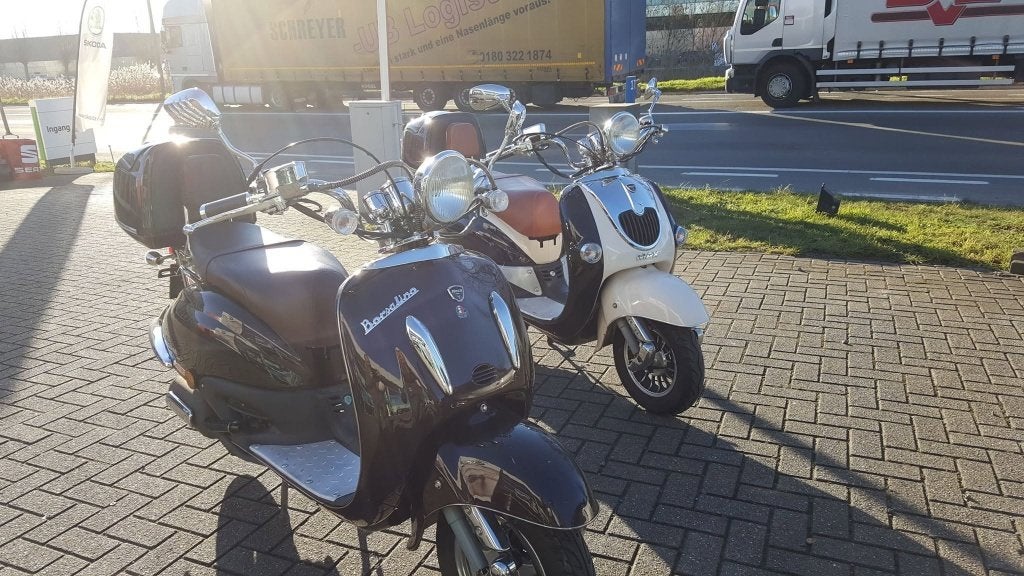 SCOOTERS, Fietsen en Brommers, Ophalen, Gebruikt, Neco borsalino, Klasse B (45 km/u)