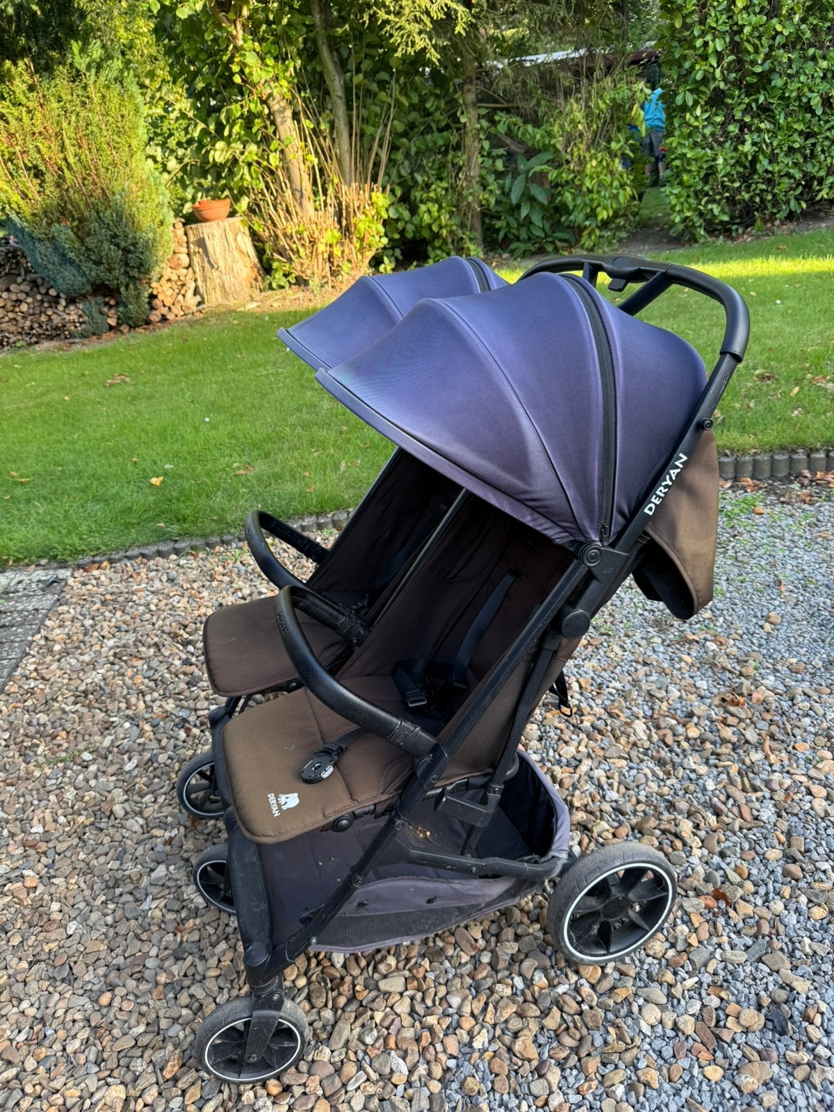 Ik verkoop een dubbele kinderwagen, Enfants & Bébés, Enlèvement, Comme neuf