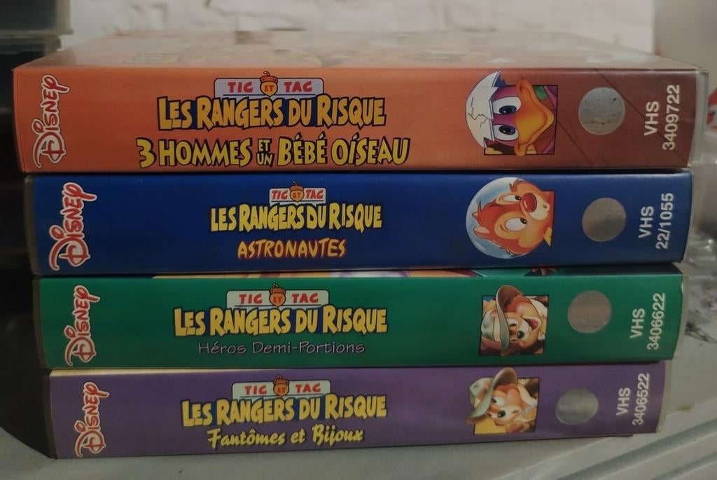 VHS disney Tic et Tac les rangers du risque, CD & DVD, Enlèvement, Comme neuf, Dessin animé