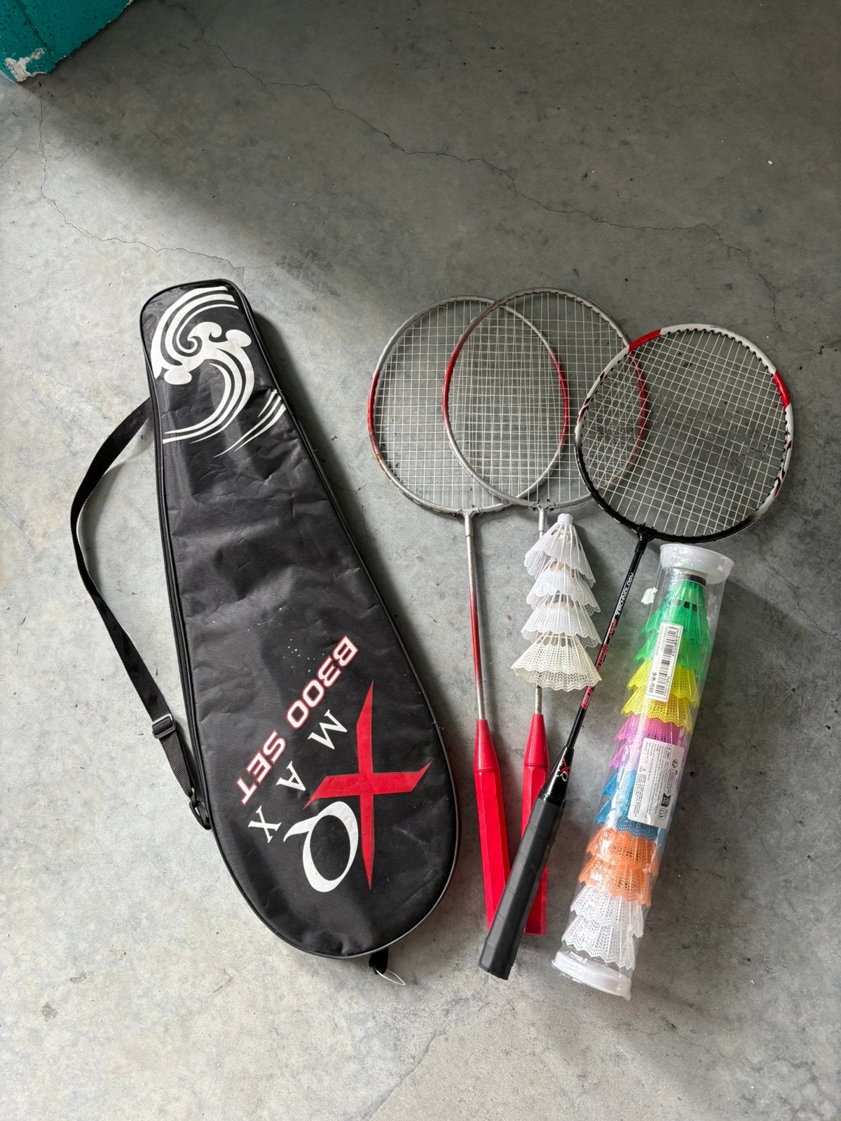 Badminton set, Sports & Fitness, Badminton, Enlèvement, Comme neuf