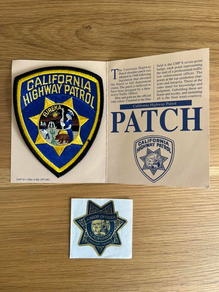 Politie patch Highway Patrol, Enlèvement ou Envoi, Comme neuf