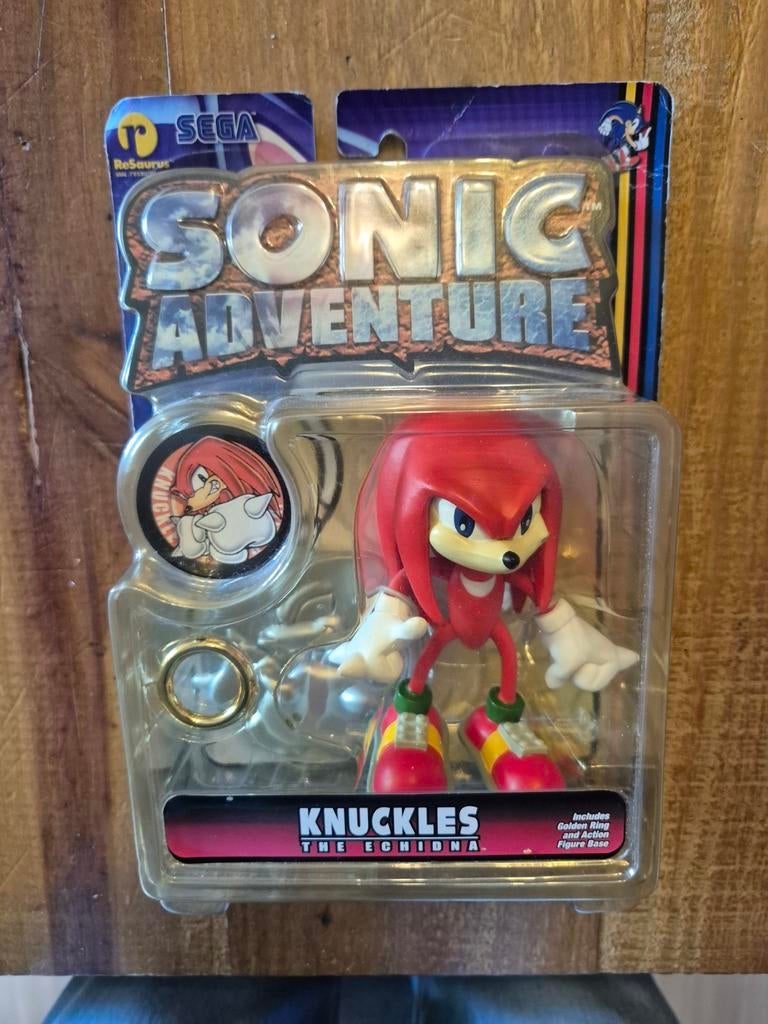 Sega Sonic Adventure Knuckles Resaurus-figuur, Ophalen of Verzenden, Nieuw, Tv, Actiefiguur of Pop