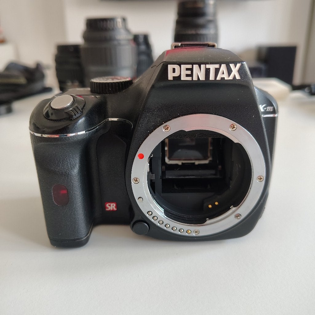 Pentax Km - Sr, Audio, Tv en Foto, Fotocamera's Digitaal, Ophalen, Accu, Spiegelreflex, 10 megapixels