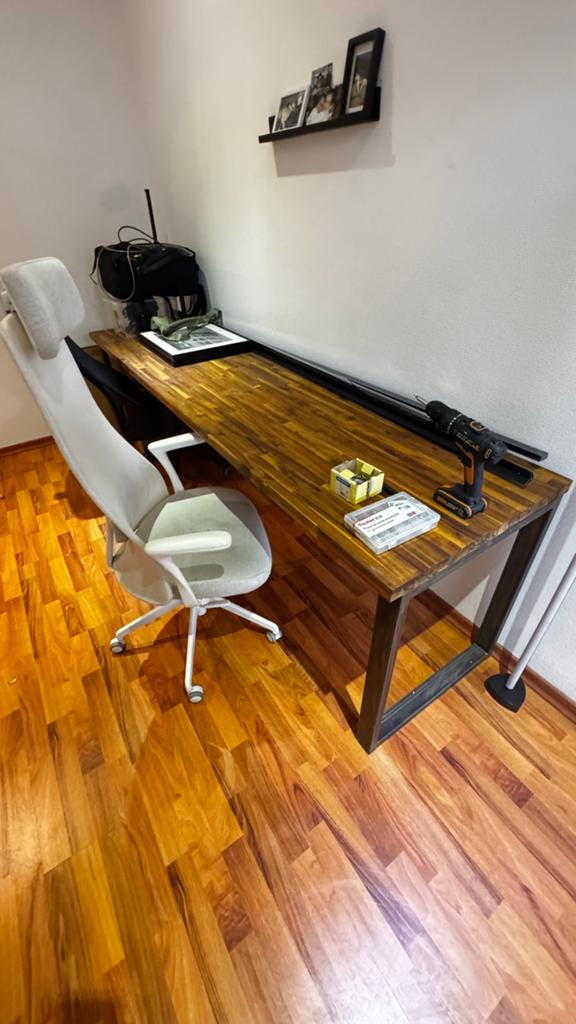 Bureau 2,50m, Enlèvement, Comme neuf, Bois