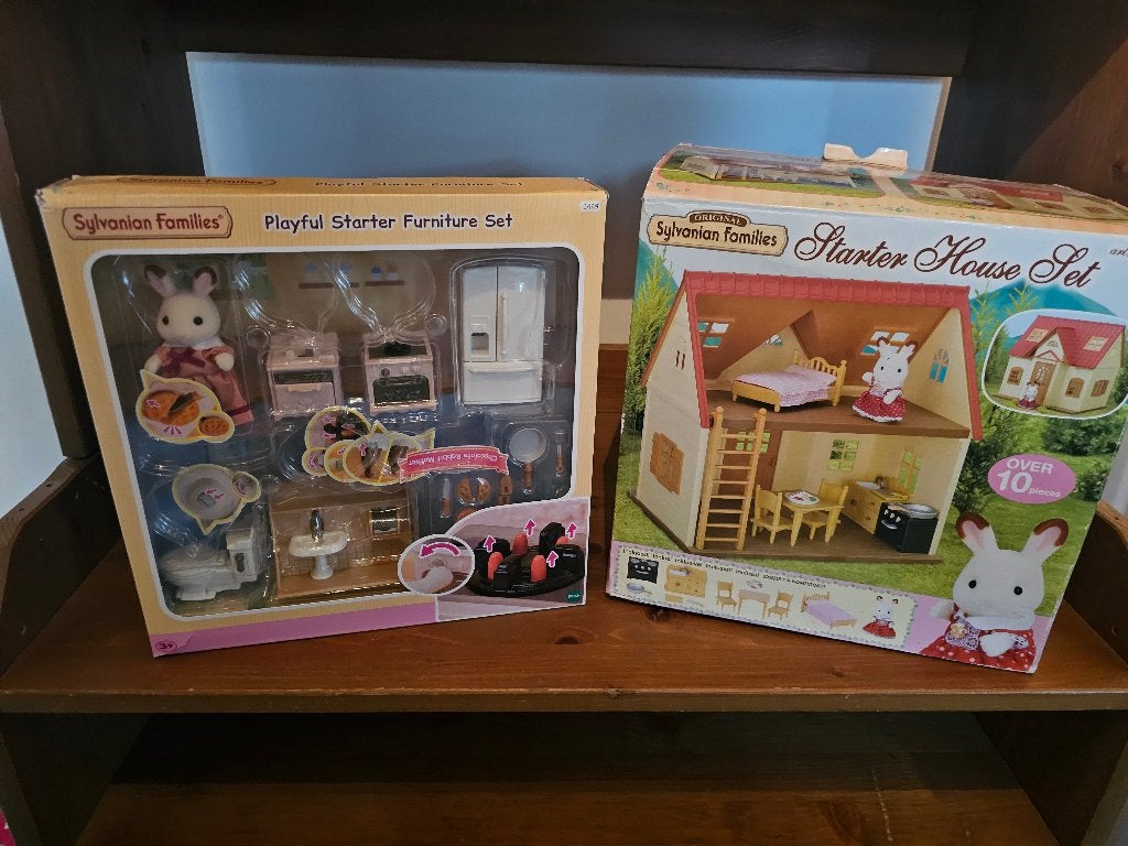 Sylvanian Families Startersset huis + meubelset, Kinderen en Baby's, Ophalen, Gebruikt, Poppenhuis