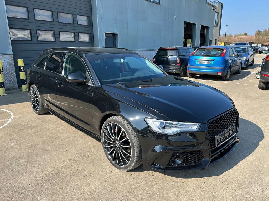 Audi A6 Avant A6 3.0 TDi V6 Quattro S line S tronic, Auto's, Audi, Automaat, Gebruikt, Zwart, Bedrijf
