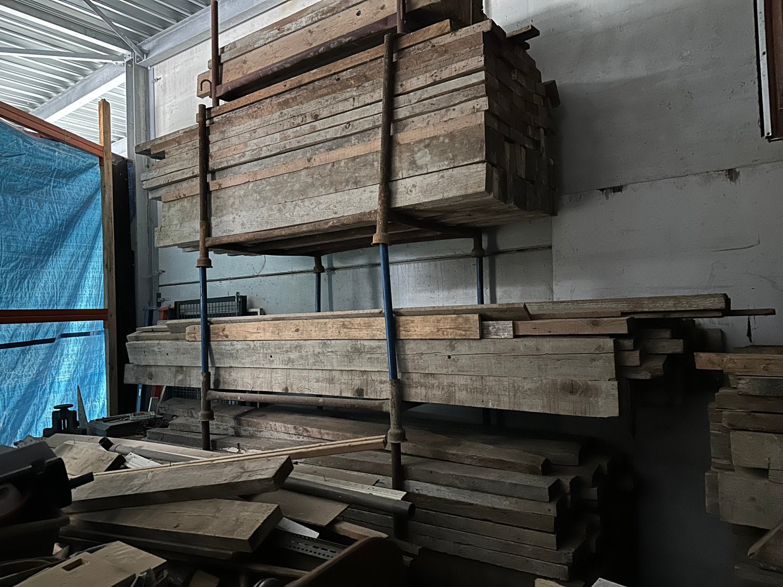 Joefers houten balken te koop volledig lot! Eie foto’s!, Doe-het-zelf en Bouw, Ophalen, Gebruikt, Balk