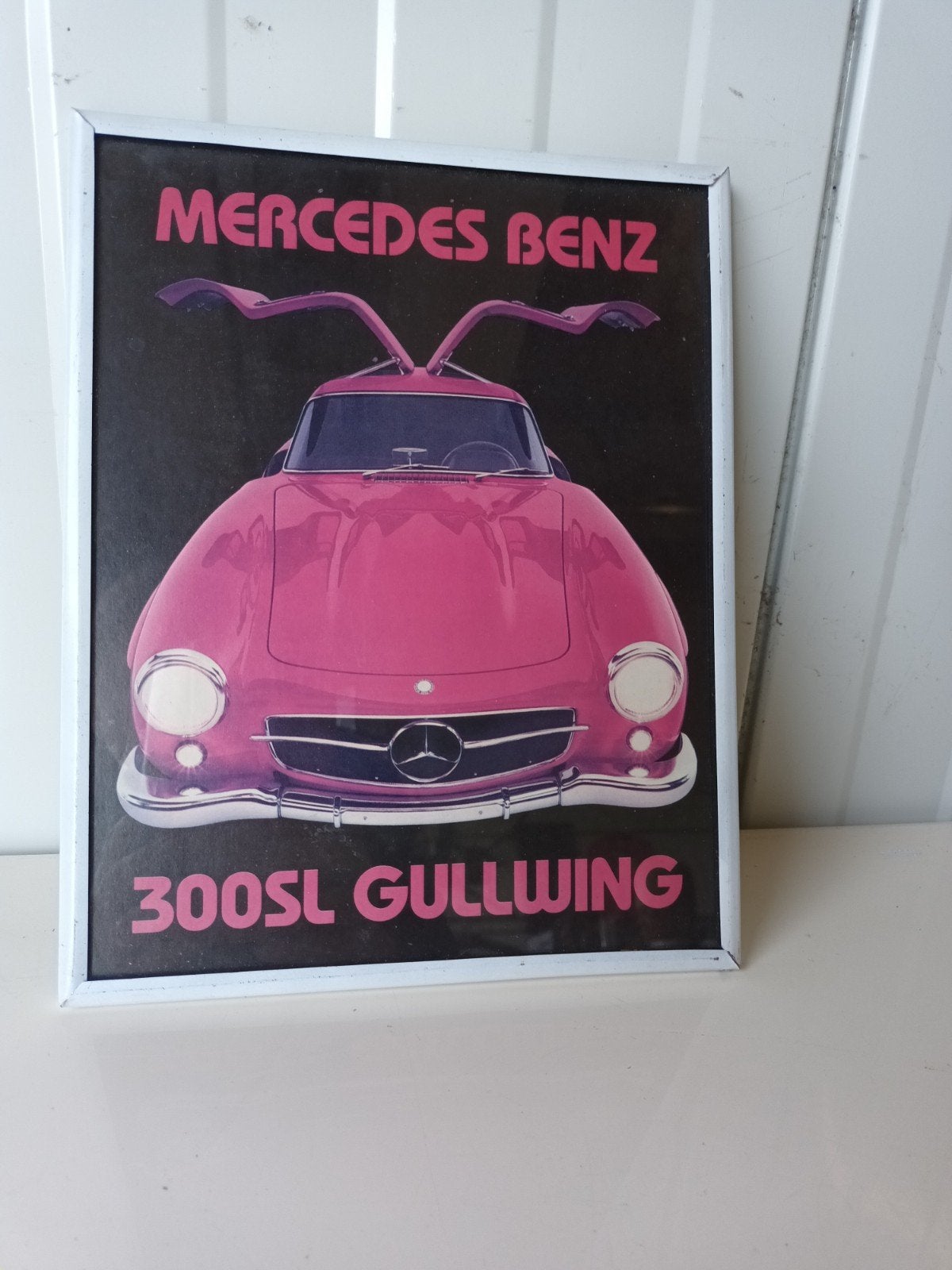 Poster Mercedes in kader, Enlèvement ou Envoi
