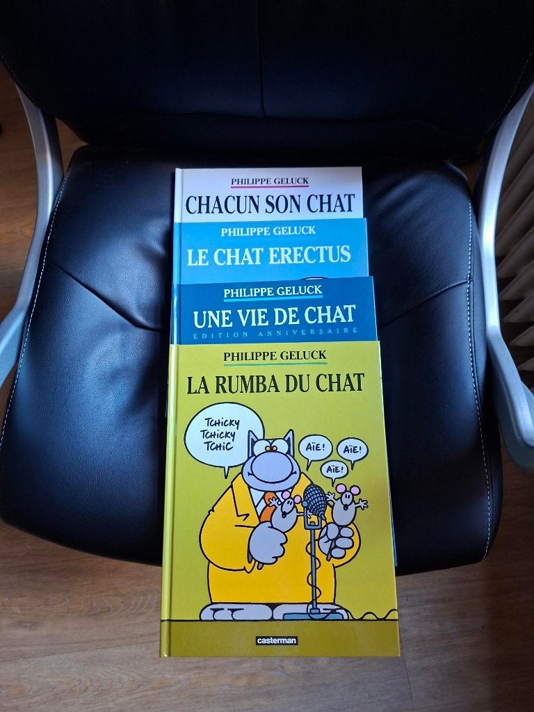 8 bandes dessinées de Le chat, Philippe Geluck, Comme neuf, Enlèvement, Plusieurs comics