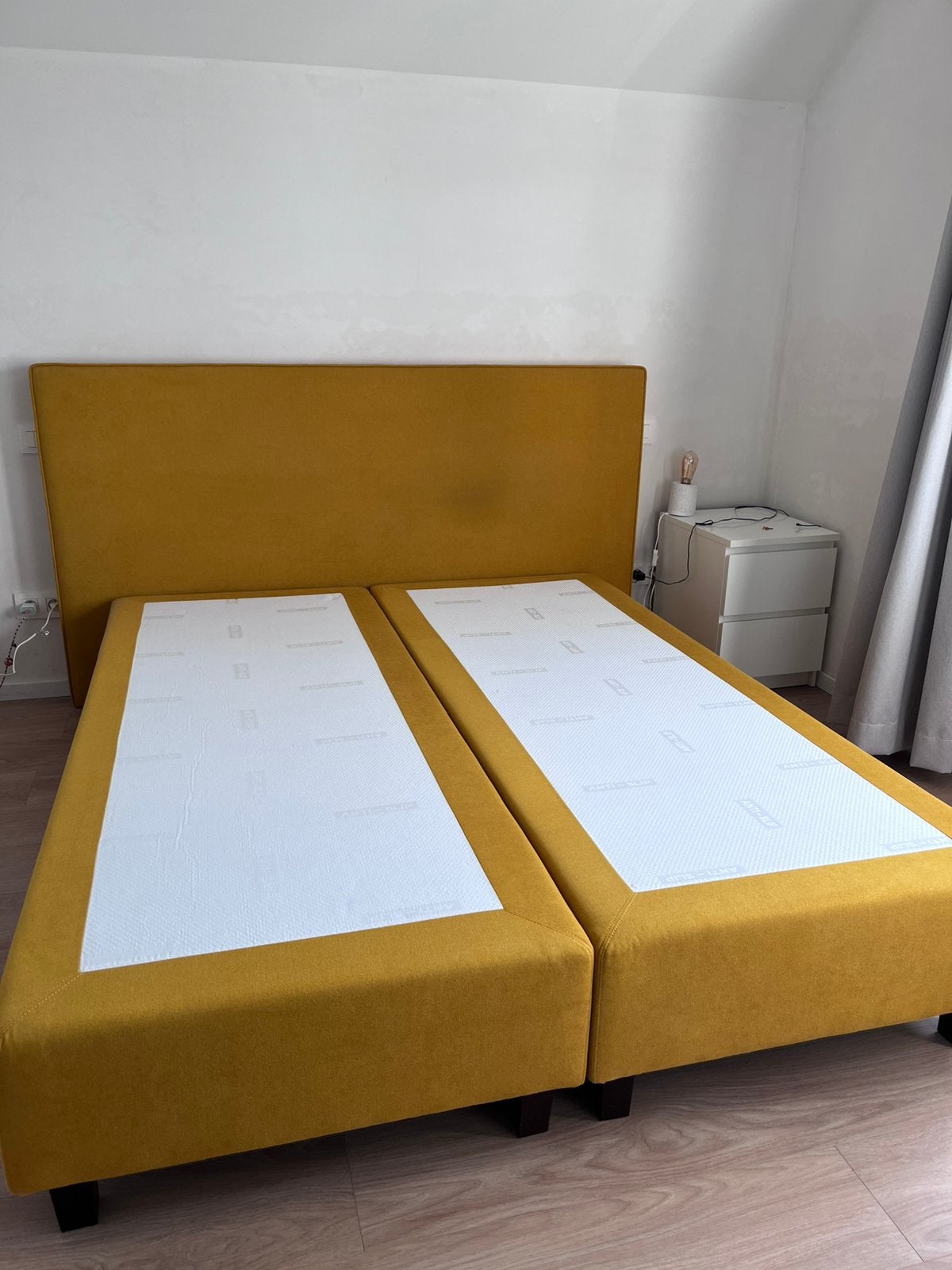 Boxspring bed sleepworld, Maison & Meubles, Enlèvement, Utilisé, Sommier, 200 cm