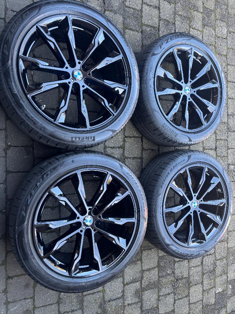 BMW velgen X3 G01 X4 G02 20 " 699 M Doppelspeiche black, Auto-onderdelen, Banden en Velgen, Overige, Gebruikt, Banden en Velgen
