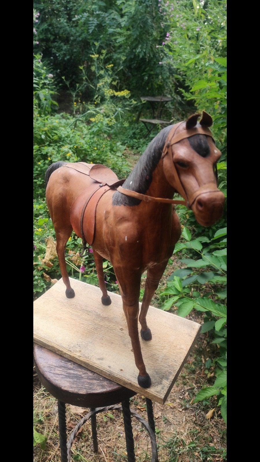 Lederen paard, Antiek en Kunst, Ophalen