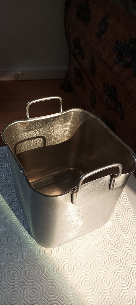 materiel horeca, casserole carrée (16 x 16 x16 cm) en métal, Envoi, Utilisé, Autres types