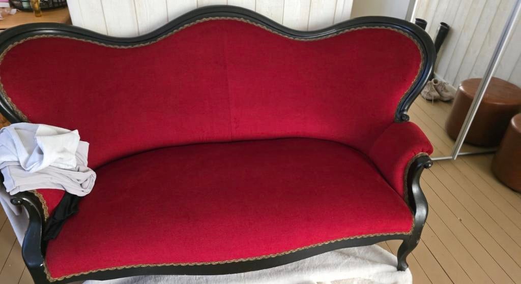 canapé ancien à vendre, Trois personnes, Oude stijl, Comme neuf, Enlèvement