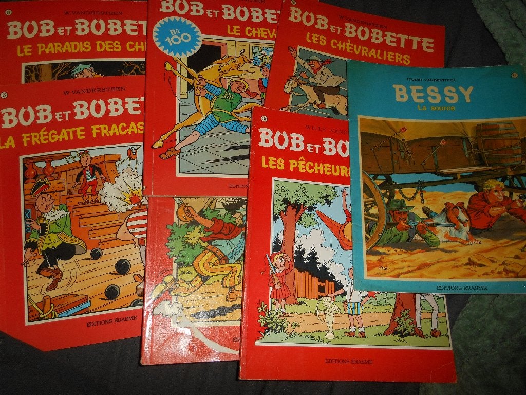Lot de 6 Bobet Bobette + 1 Bessy, Ophalen of Verzenden