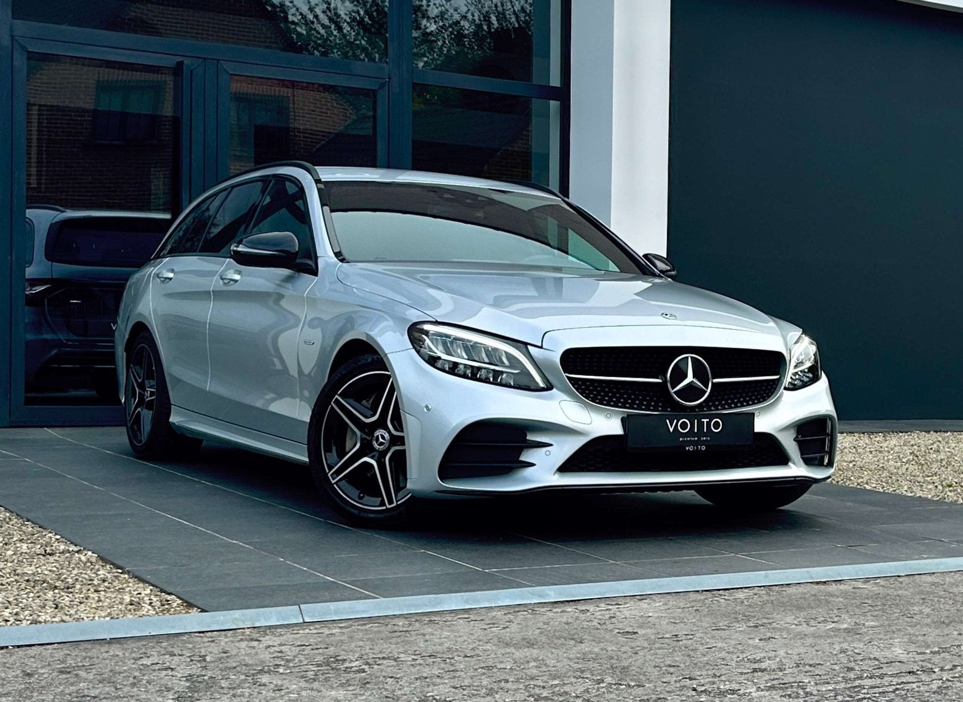 Mercedes-Benz C 300 C 300 Break AMG PACK/NIGHT EDITION/VIRTU, Autos, Argent ou Gris, Euro 6, Entreprise, Noir