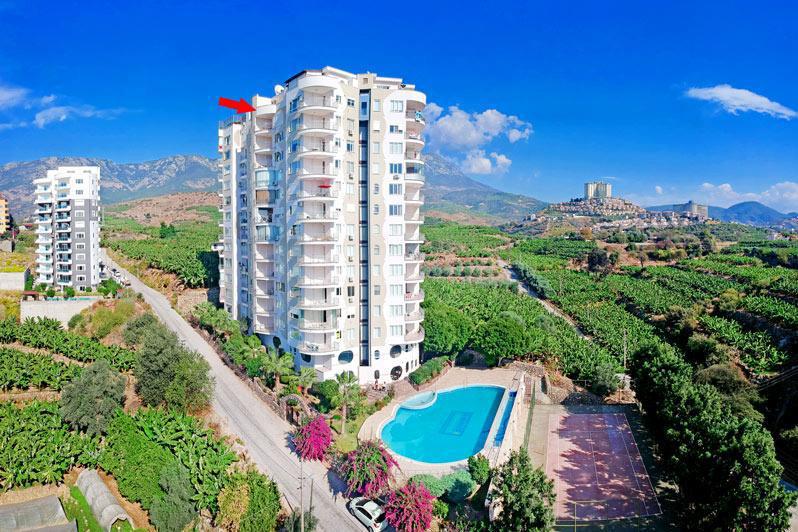 Ruime penthouse 4+1 in Turkije, Immo
