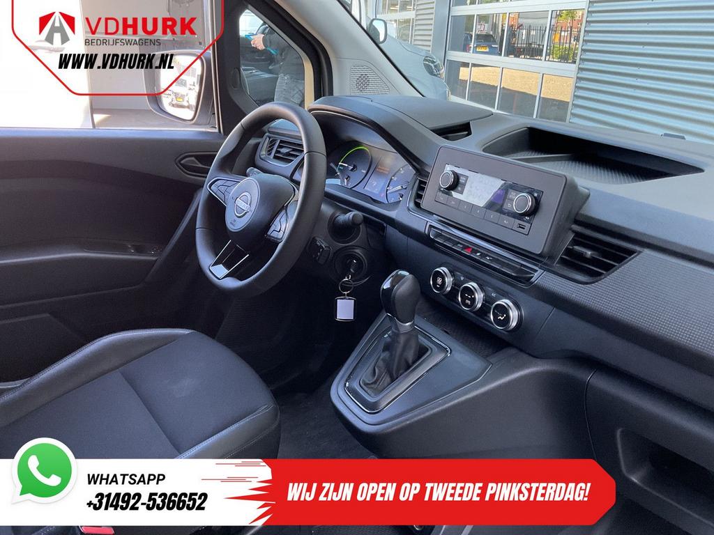 Nissan Townstar Acenta 45 kWh 285 km WLTP Snellader/ Climate, Auto's, Automaat, Parkeersensor, Wit, Te koop