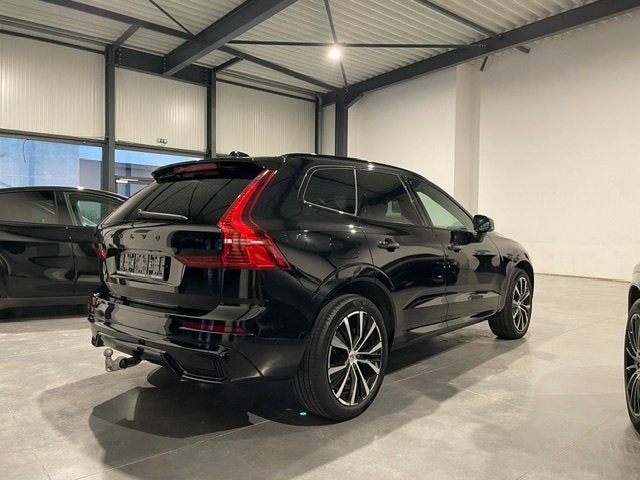 Volvo XC60 2.0i Recharge R-Design '24 met Garantie, Auto's, 4 cilinders, Zwart, Leder, 5 deurs