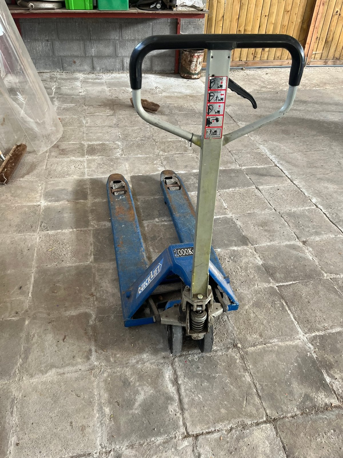 Transpallet quicklift, Enlèvement, Comme neuf