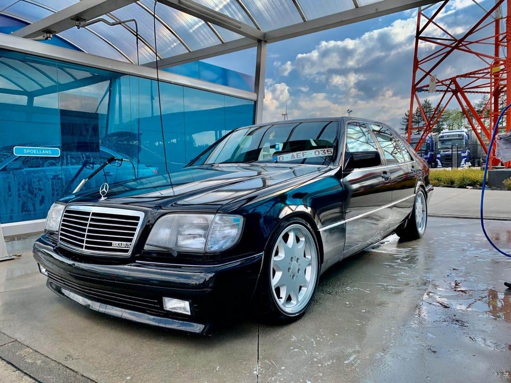 ‼️MERCEDES W140 600 SEL V12‼️✅️BRABUS UITVOERING✅️OLDTIMER, Automaat, Achterwielaandrijving, 5996 cc, Zwart
