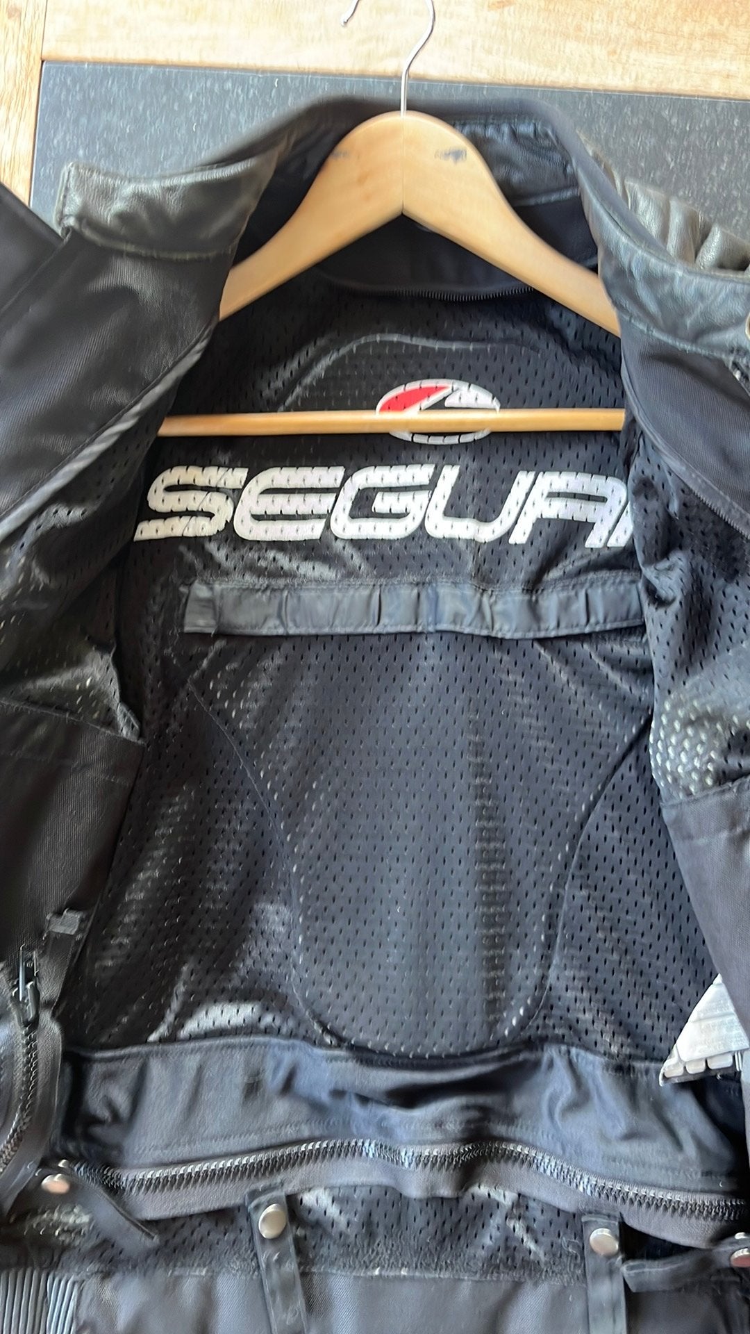 veste moto Segura Seventies, en cuir véritable, quasi neuve, Enlèvement ou Envoi