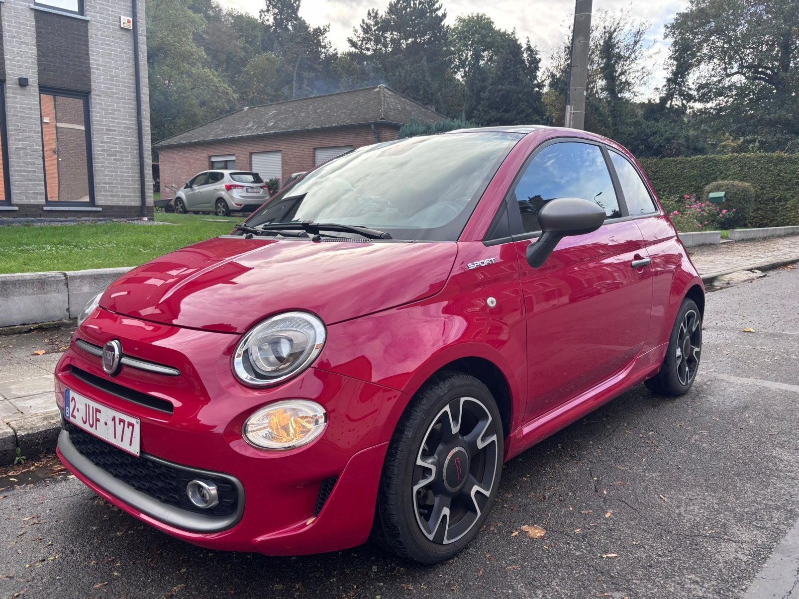 Fiat 500 Sport Hybrid — 2021 —14.500 km Uitzonderlijke staat, Auto's, Dealer onderhouden, Euro 6, Handgeschakeld, 999 cc