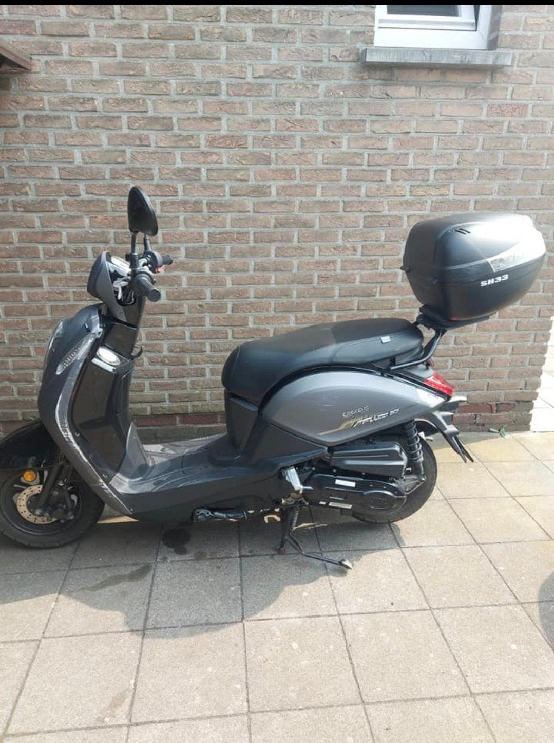 Sym mio Classe A, noir mat, Vélos & Vélomoteurs, Mio, Enlèvement, Utilisé, Classe A (25 km/h)