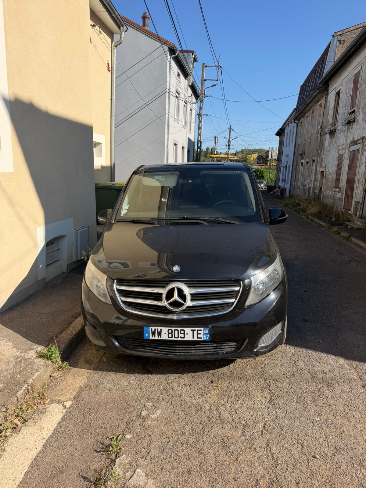 Mercedes classe v 220, Auto's, Mercedes-Benz, Particulier, V-Klasse, Diesel, 5 deurs, Automaat, Zwart, Ophalen
