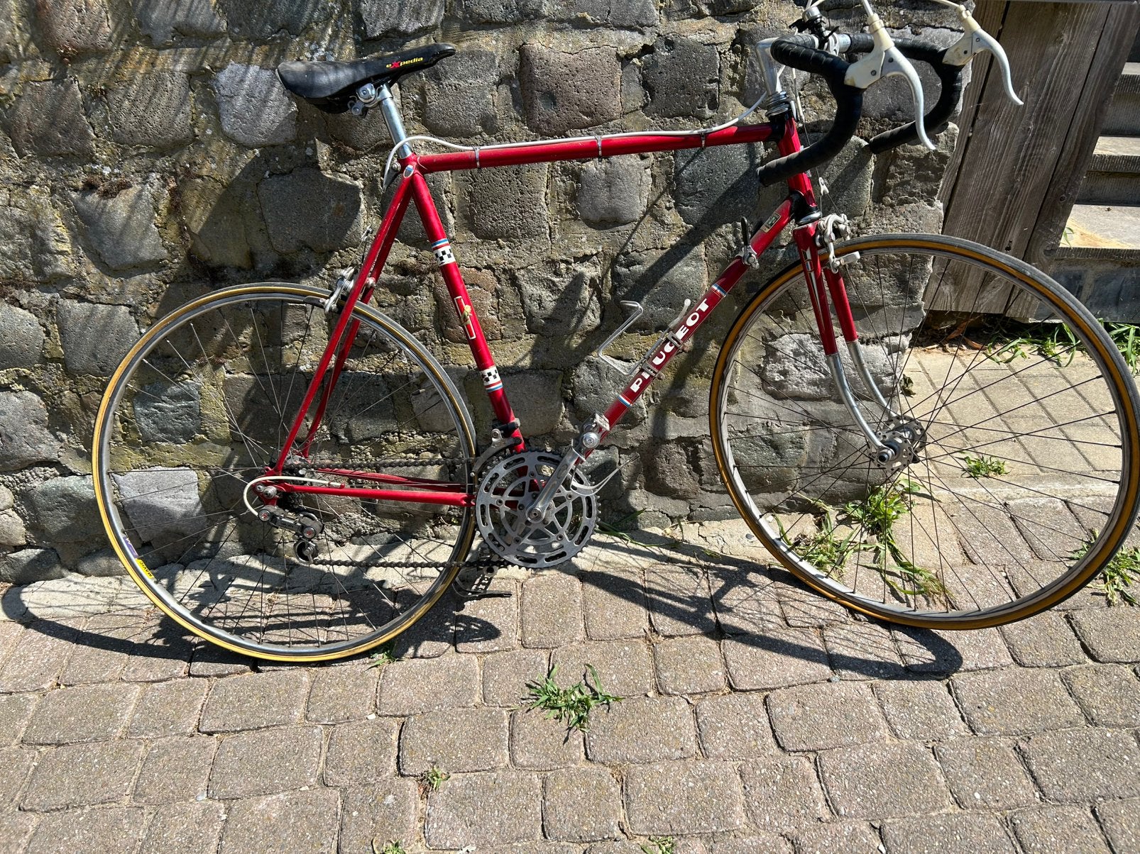 Velo vintage peugeot, Vélos & Vélomoteurs, Enlèvement ou Envoi, Utilisé, Frein sur jante, Autres marques
